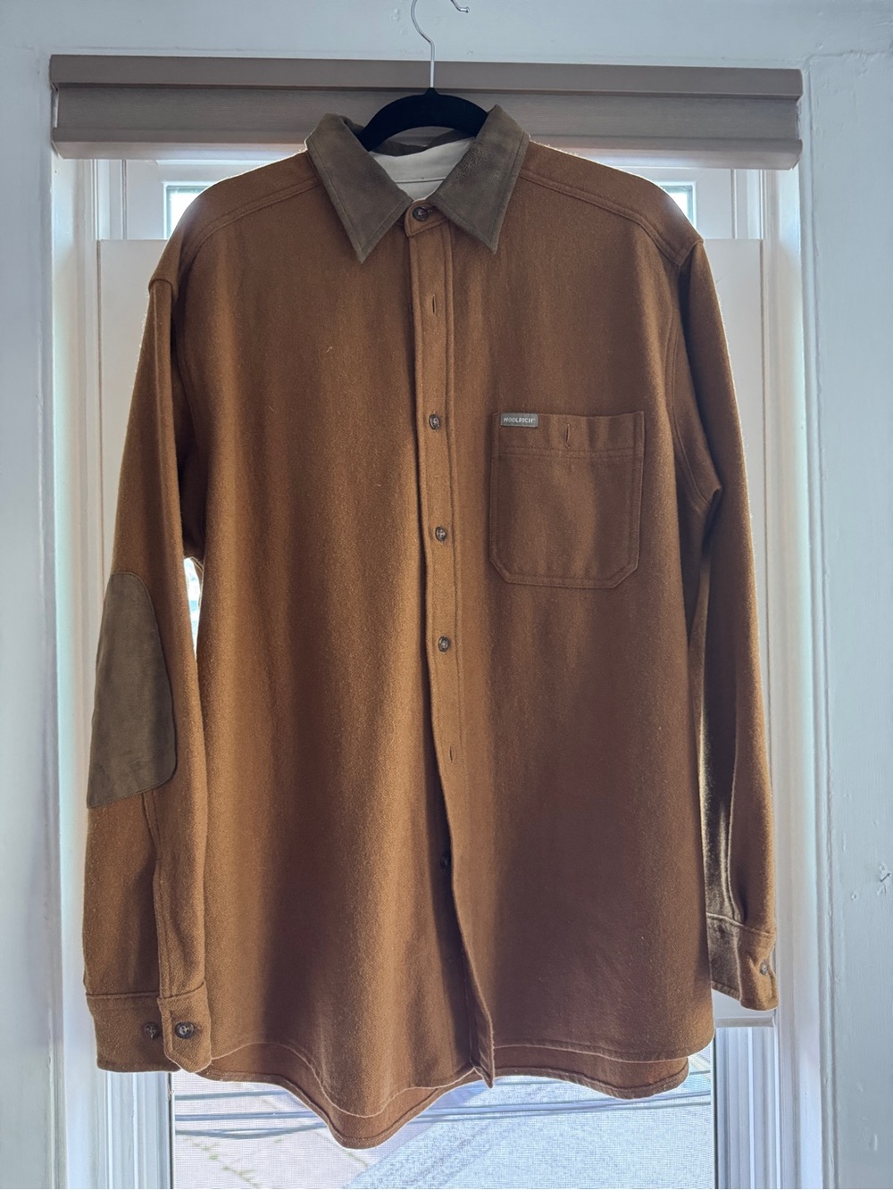 Woolrich Buckskin wool-blend shirt